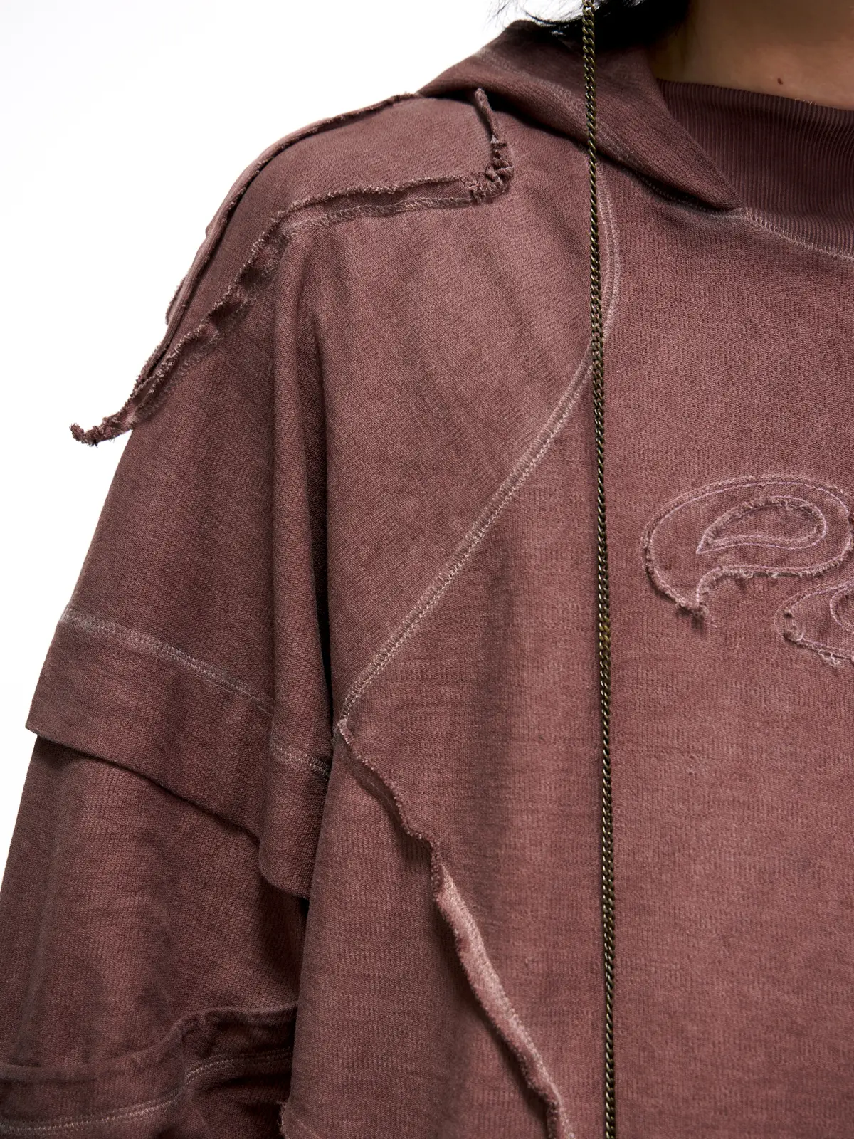 Deconstructed Hoodies with Gradient Wash - Image 10