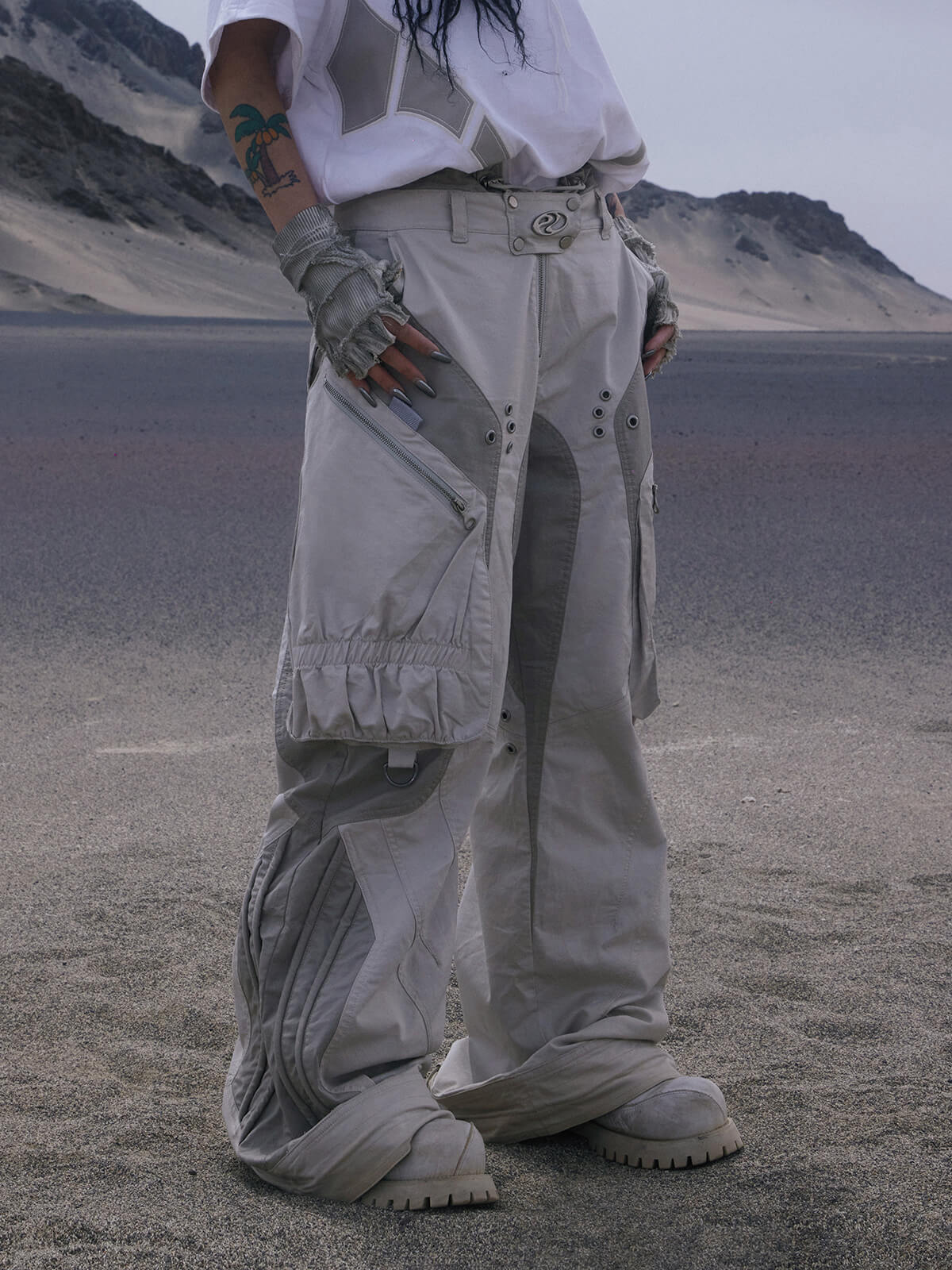 Personsoul Bootcut Cargo Pants - Image 2