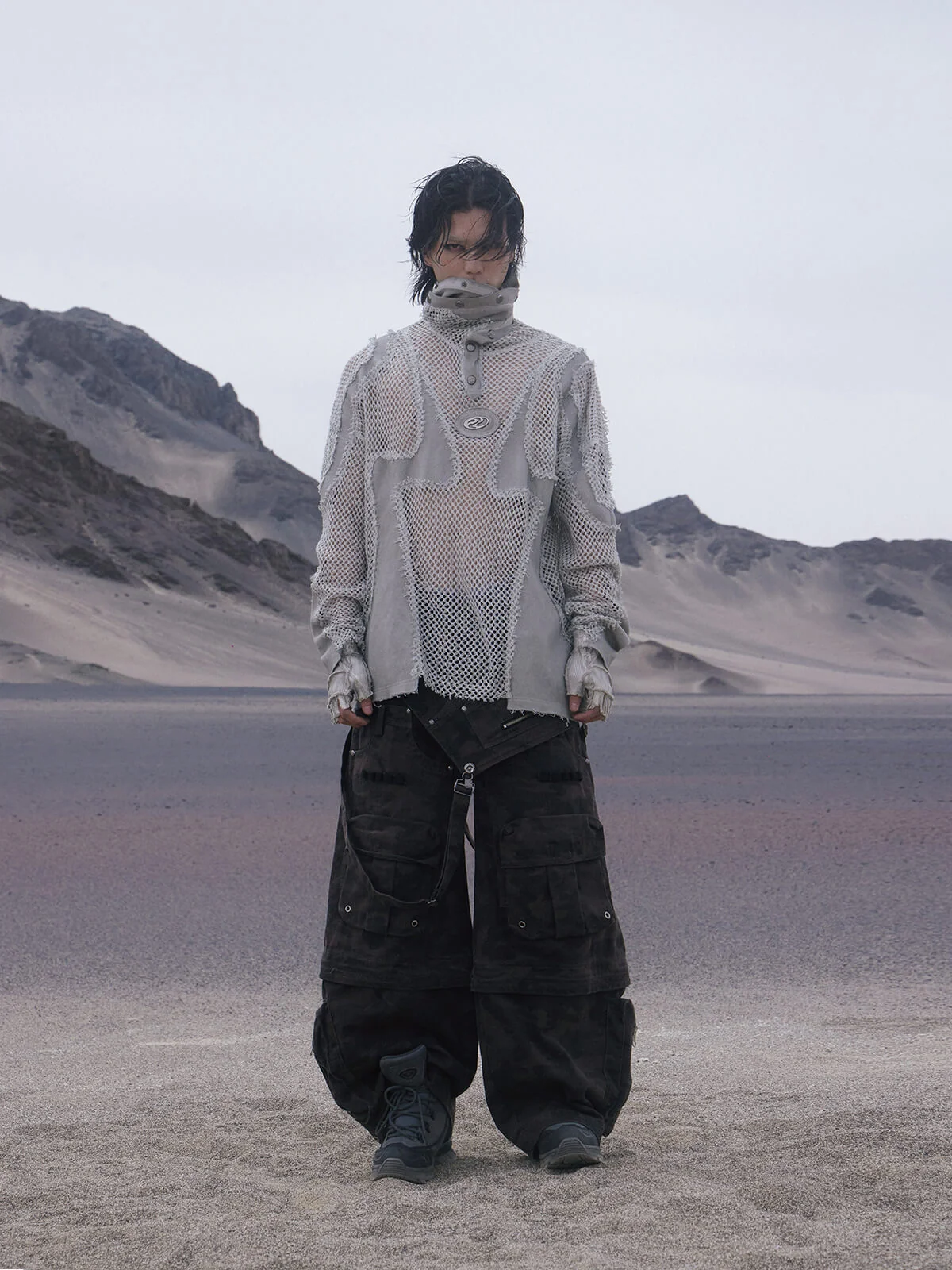 Personsoul Brown Camo Overalls with Zip-Off Legs - Image 6