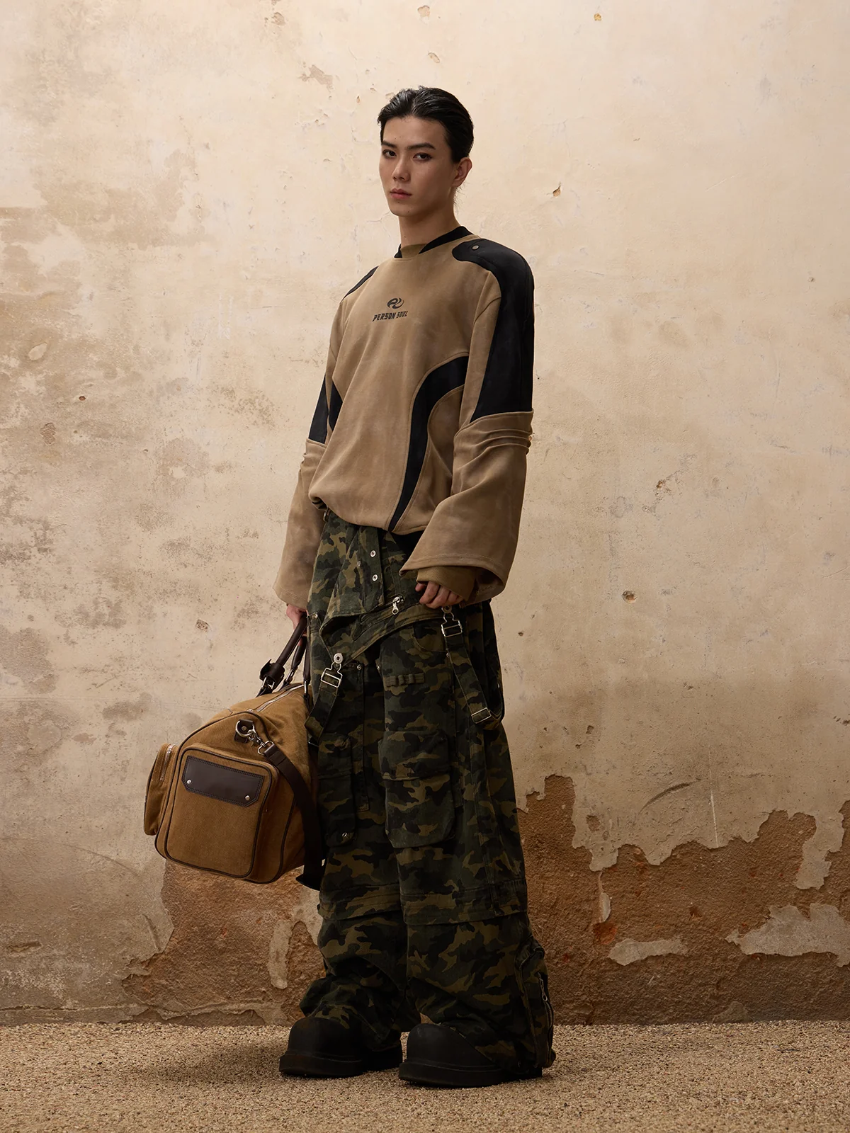 Personsoul Camouflage Overalls with Zip-Off Legs - Image 7