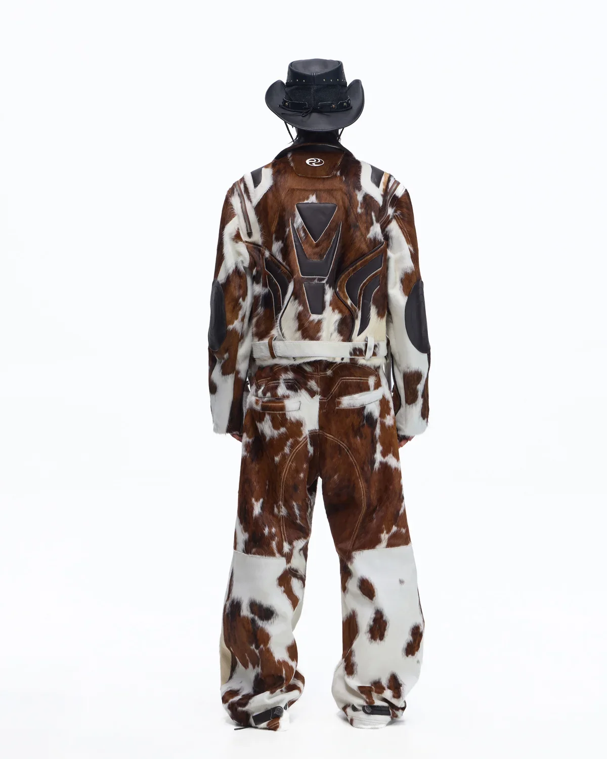 Personsoul Cowhide-Print Vintage Biker Leather Jacket(Limited 100 pieces) - Image 10