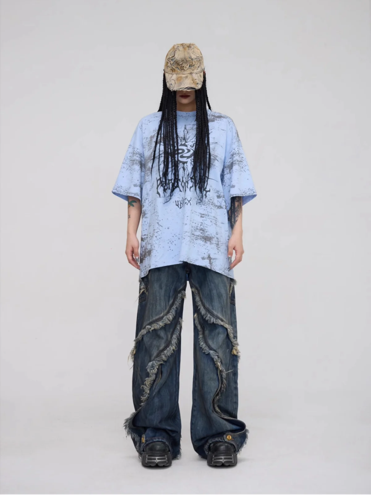 Personsoul Desert Sun Mystical Graphic T-shirt - Image 11