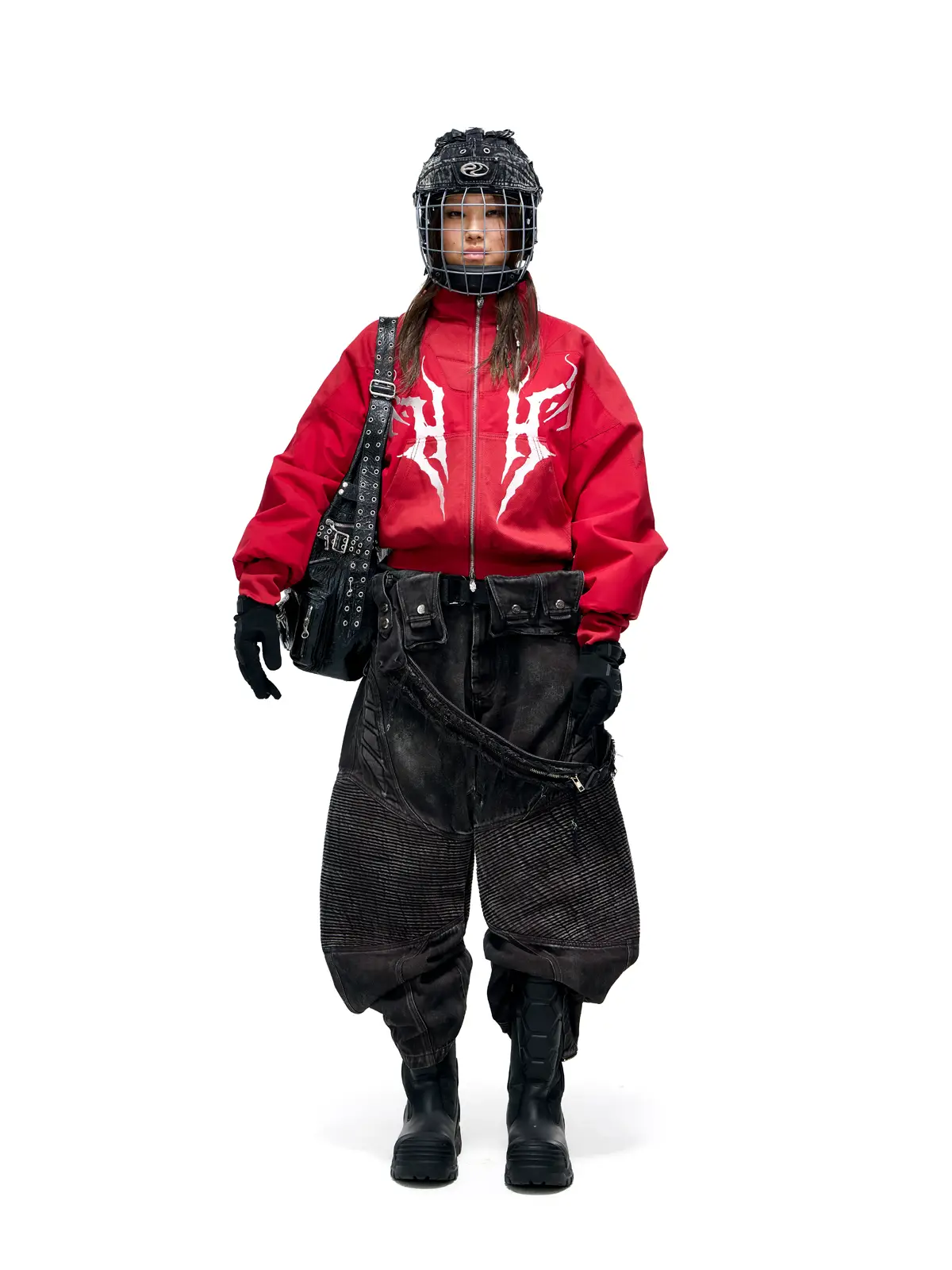 Personsoul Embroidered Cropped Down Jacket - Image 7