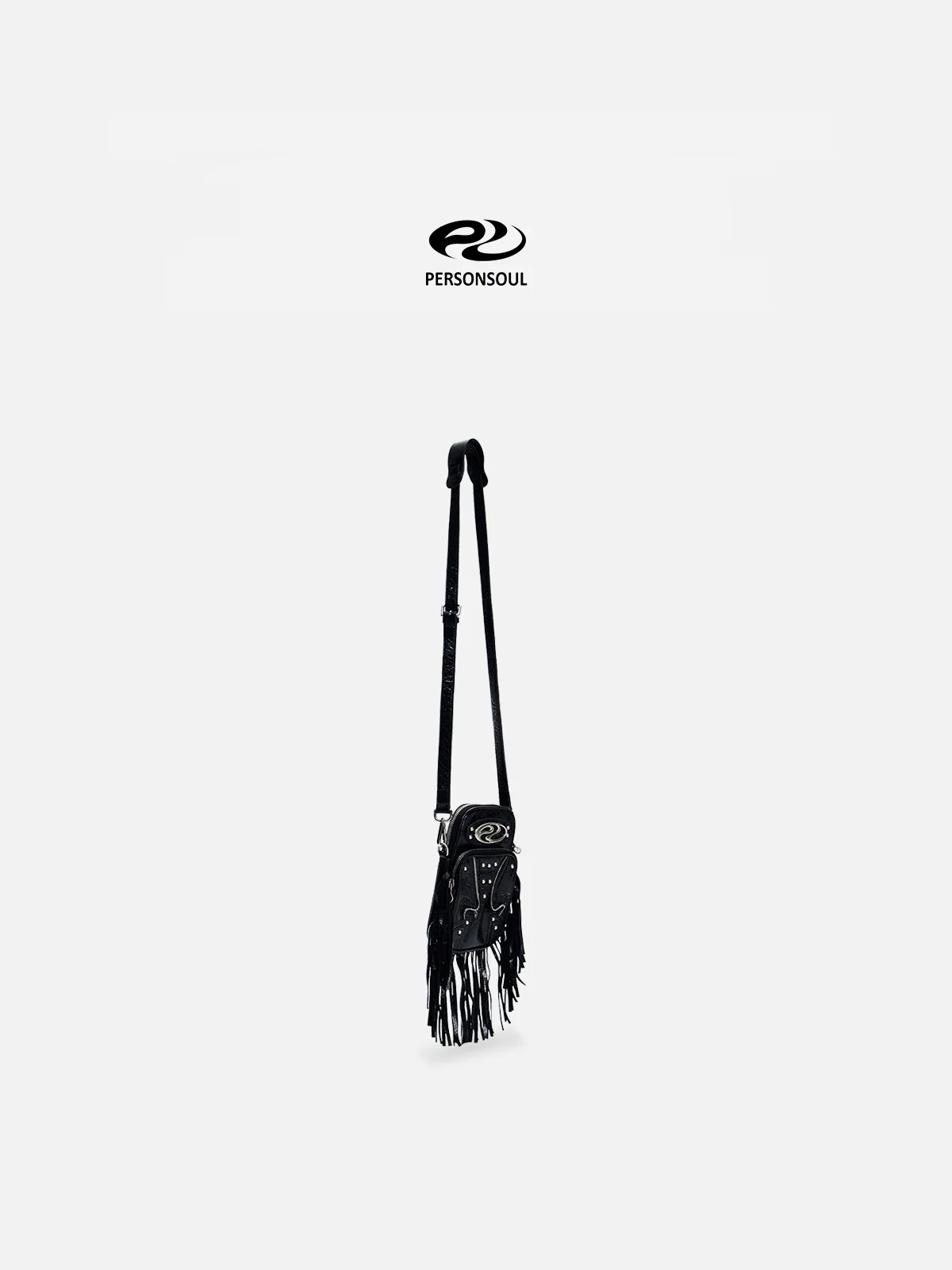 Personsoul Fringe Leather Cell Phone Bag - Image 7