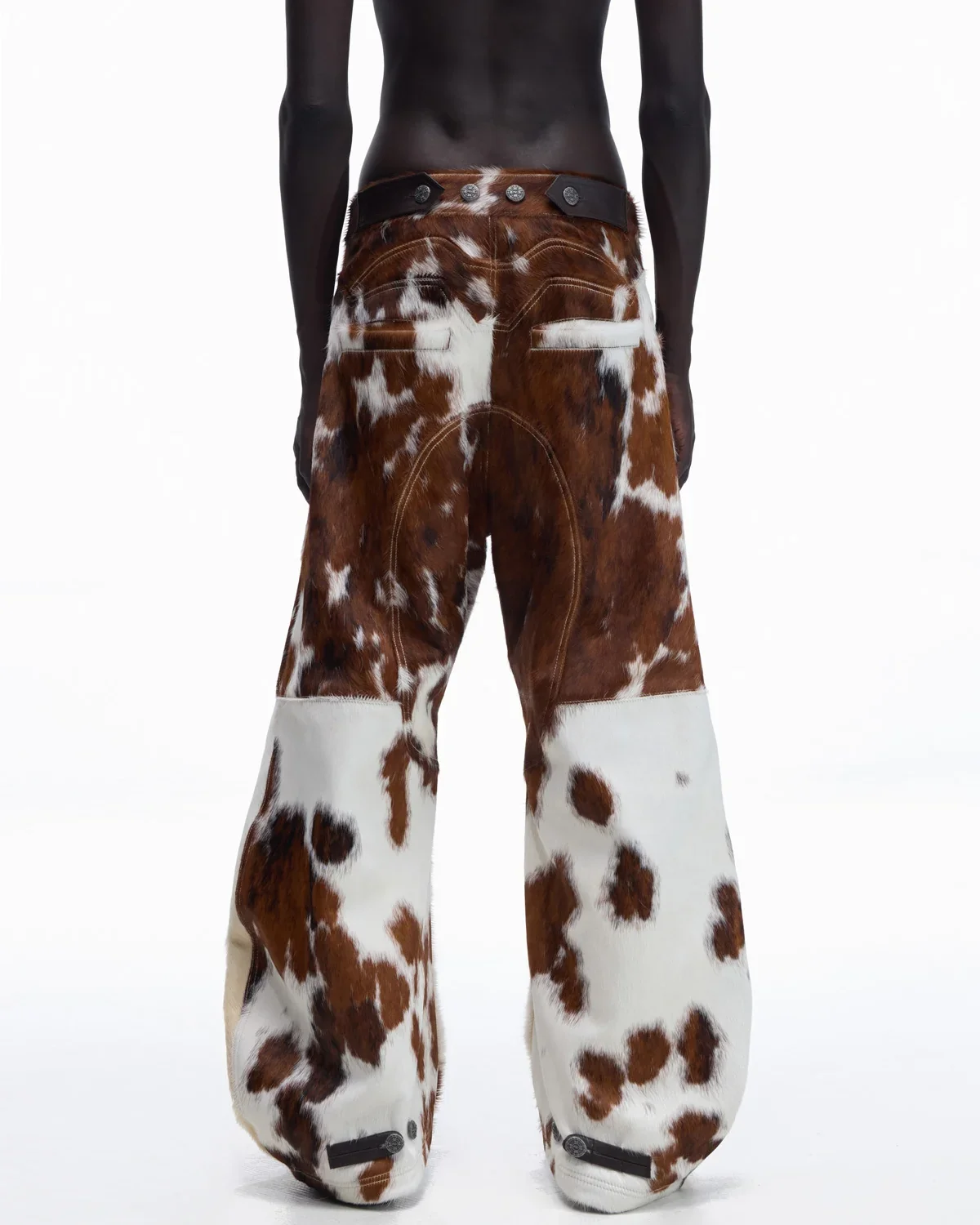 Personsoul Hair-On Cowhide Armor Curved Pants(Limited  100 pieces) - Image 3