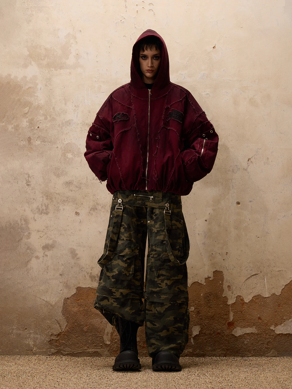 Personsoul Hand Brushed Dirty Cotton Jacket - Image 5