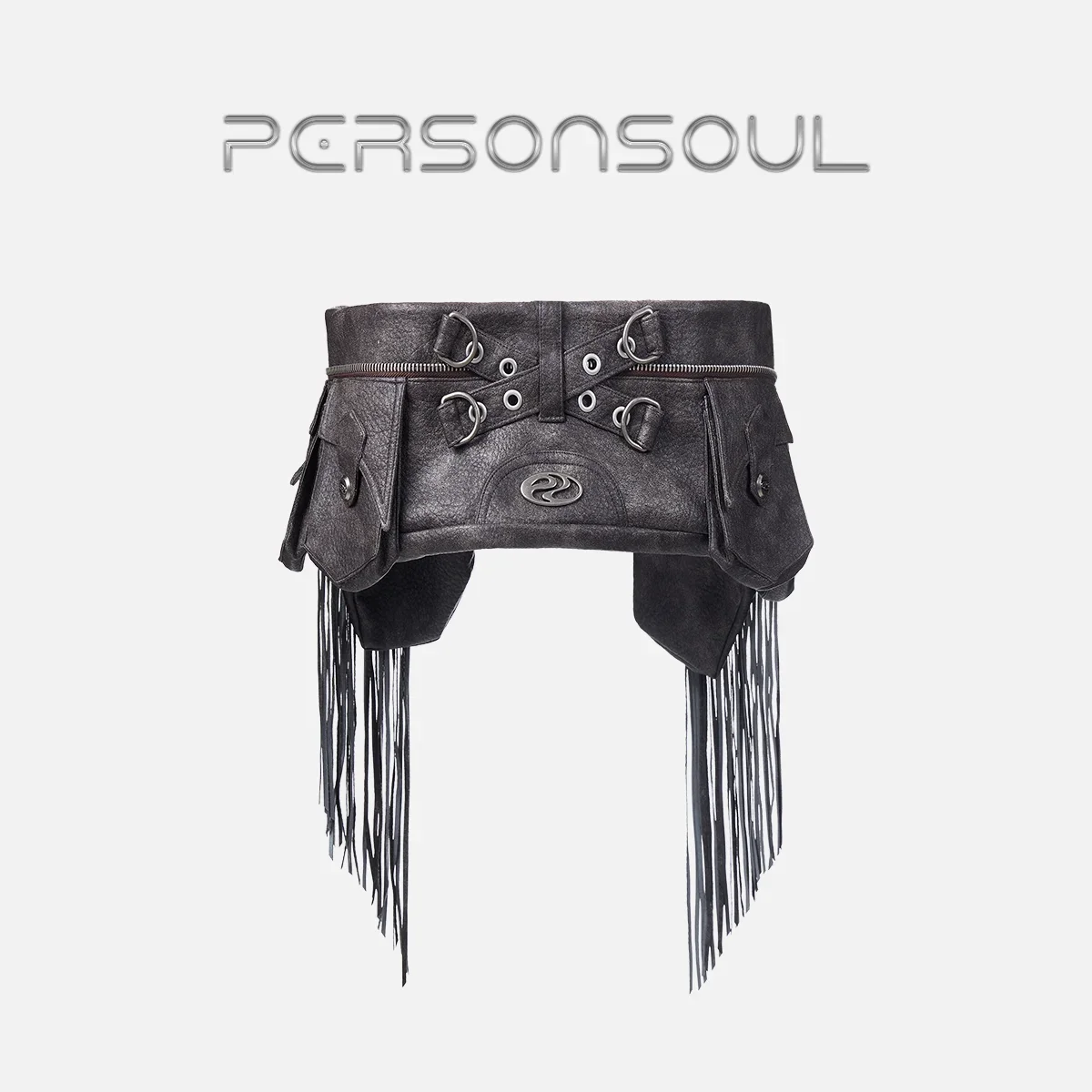 Personsoul Leather Tassel Belt - Image 2