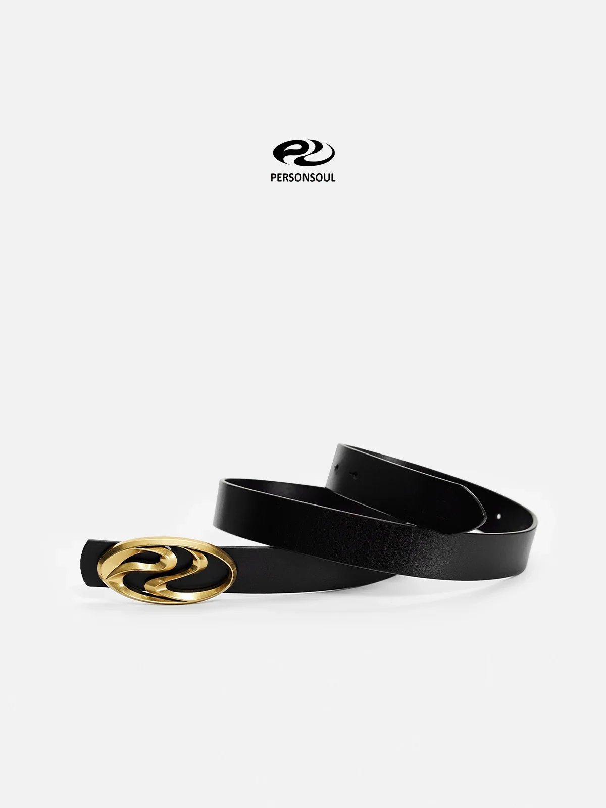 Personsoul Logo Silver-Plated Leather Belt - Image 5