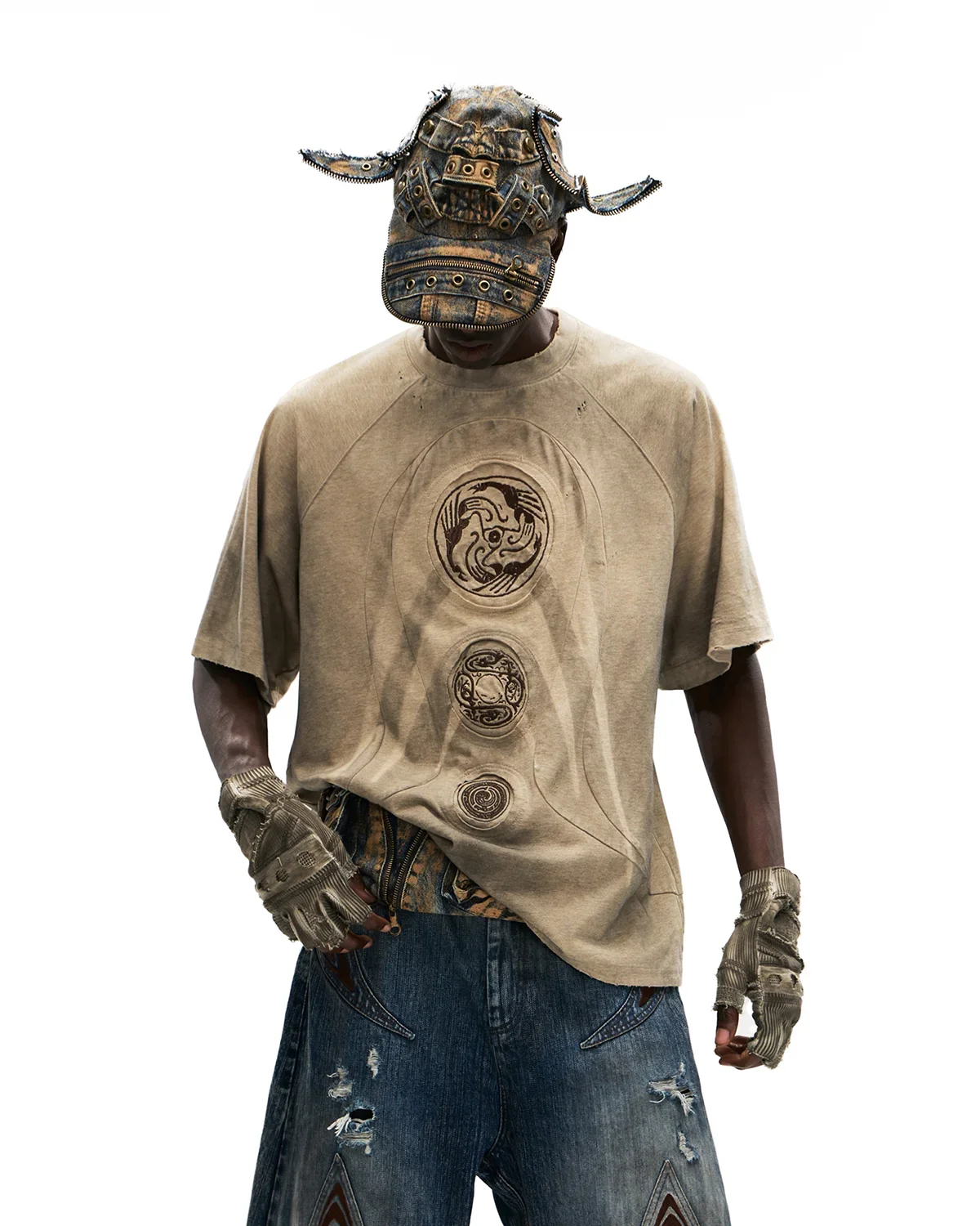 Personsoul Phoenix Totem Circle T-Shirt - Image 4