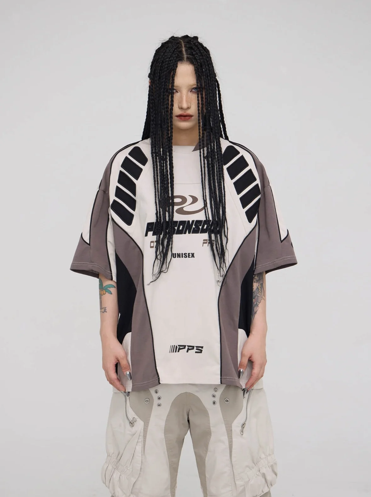 Personsoul Racing Logo Oversized T-Shirt - Image 11