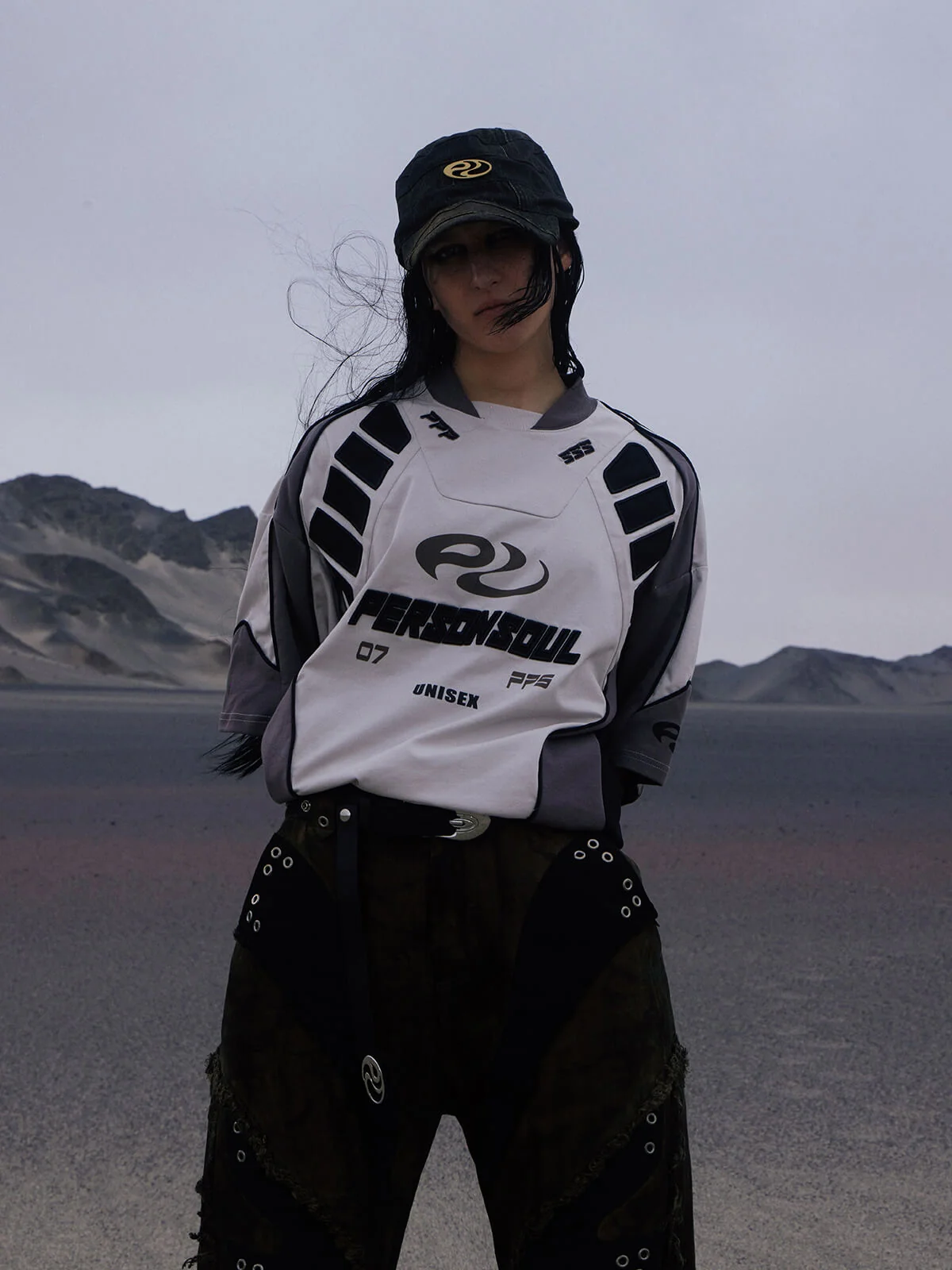 Personsoul Racing Logo Oversized T-Shirt - Image 12