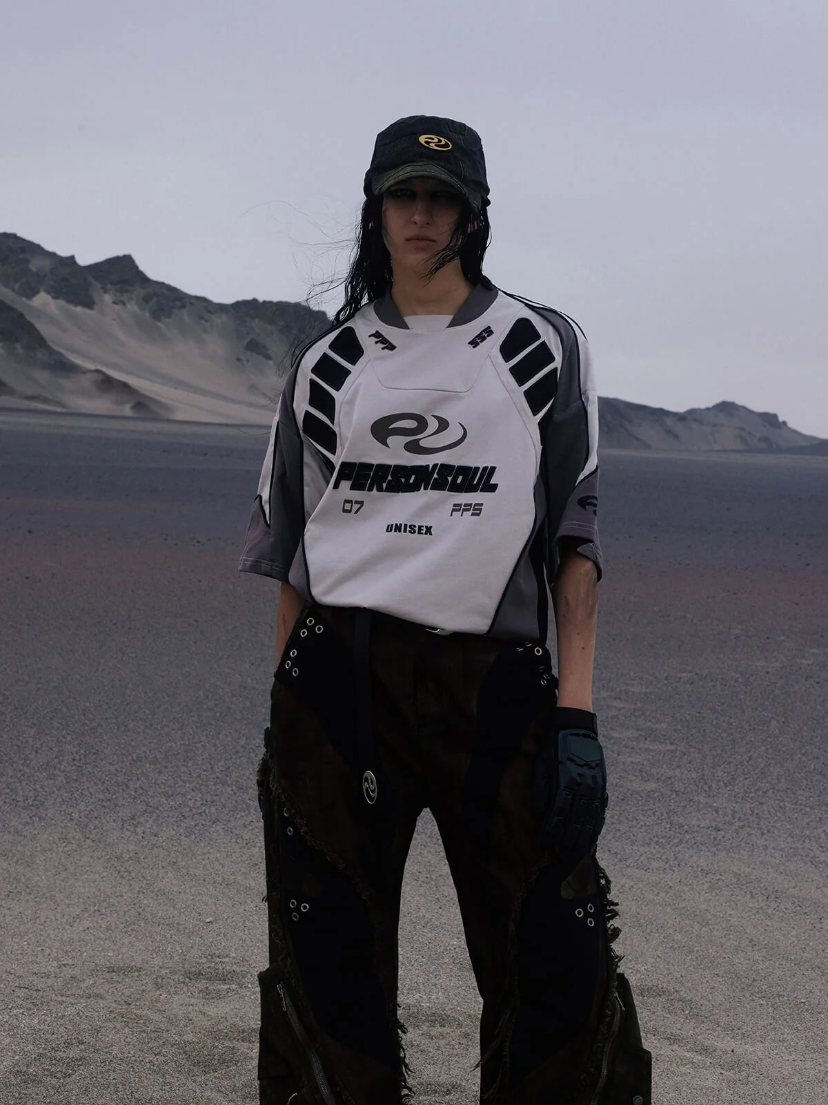 Personsoul Racing Logo Oversized T-Shirt - Image 13