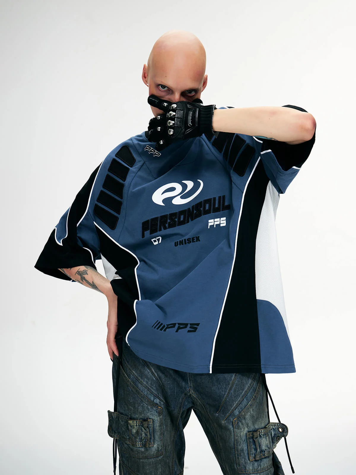 Personsoul Racing Logo Oversized T-Shirt - Image 16