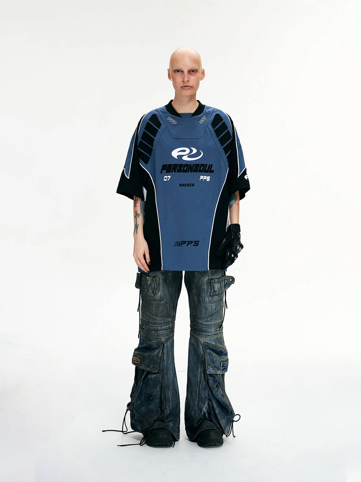 Personsoul Racing Logo Oversized T-Shirt - Image 18