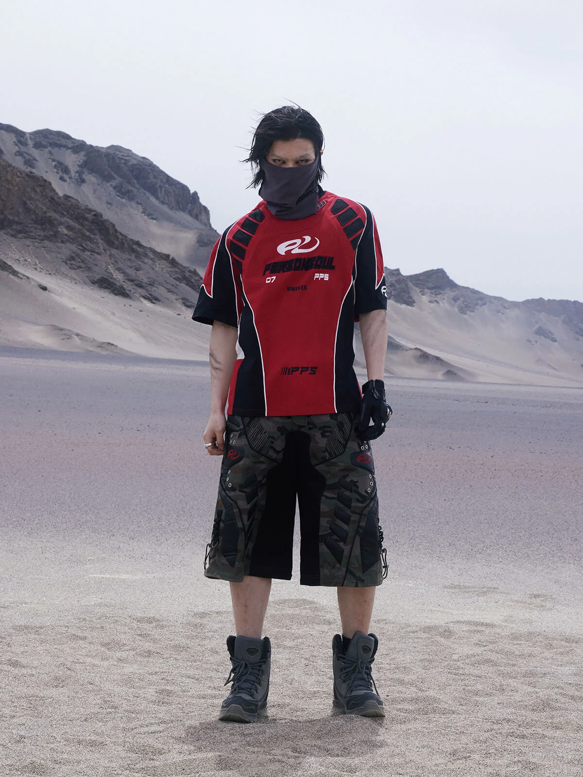 Personsoul Racing Logo Oversized T-Shirt - Image 5
