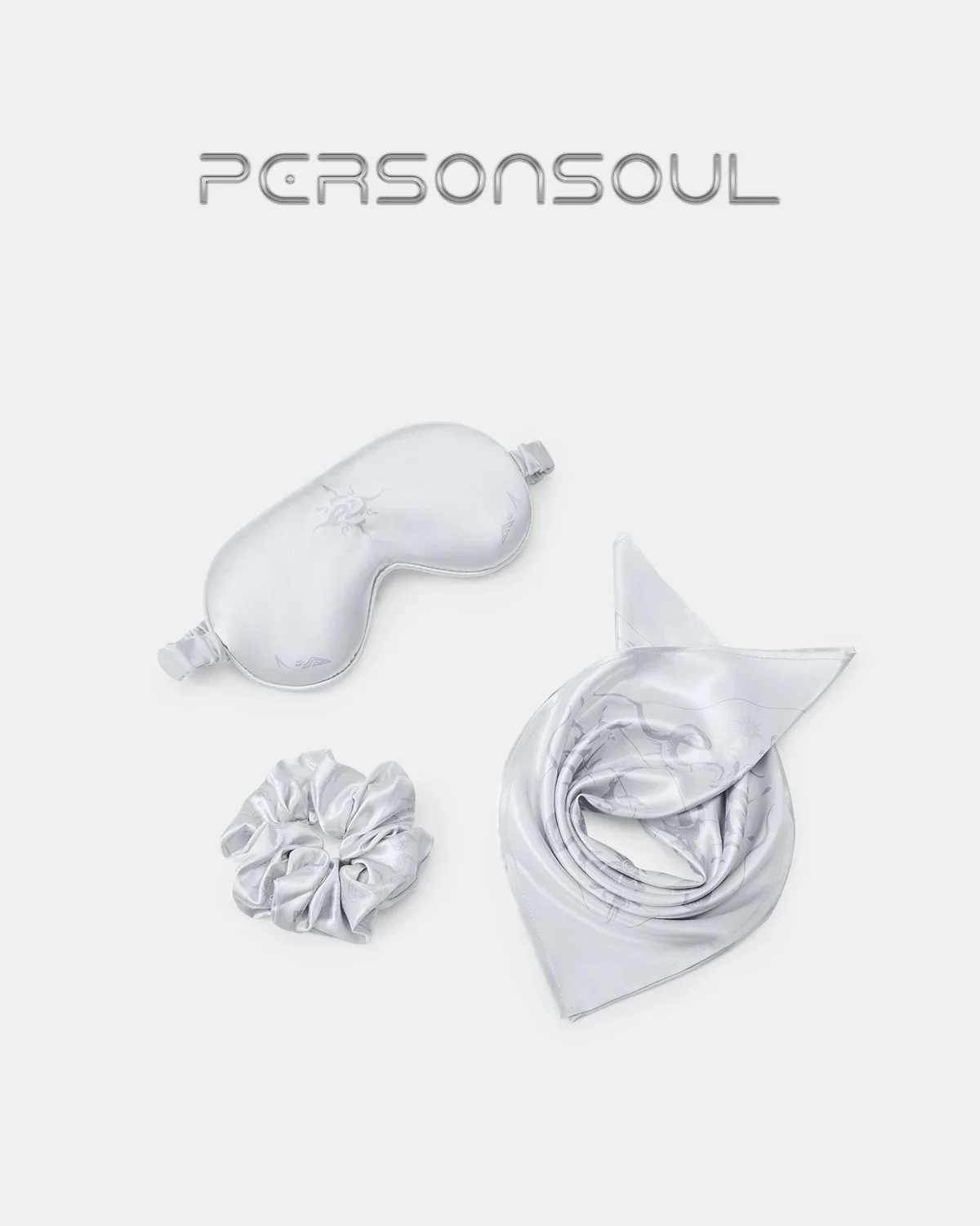 Personsoul Silk-like Scarf Set (3-Piece) (Not for Sale)