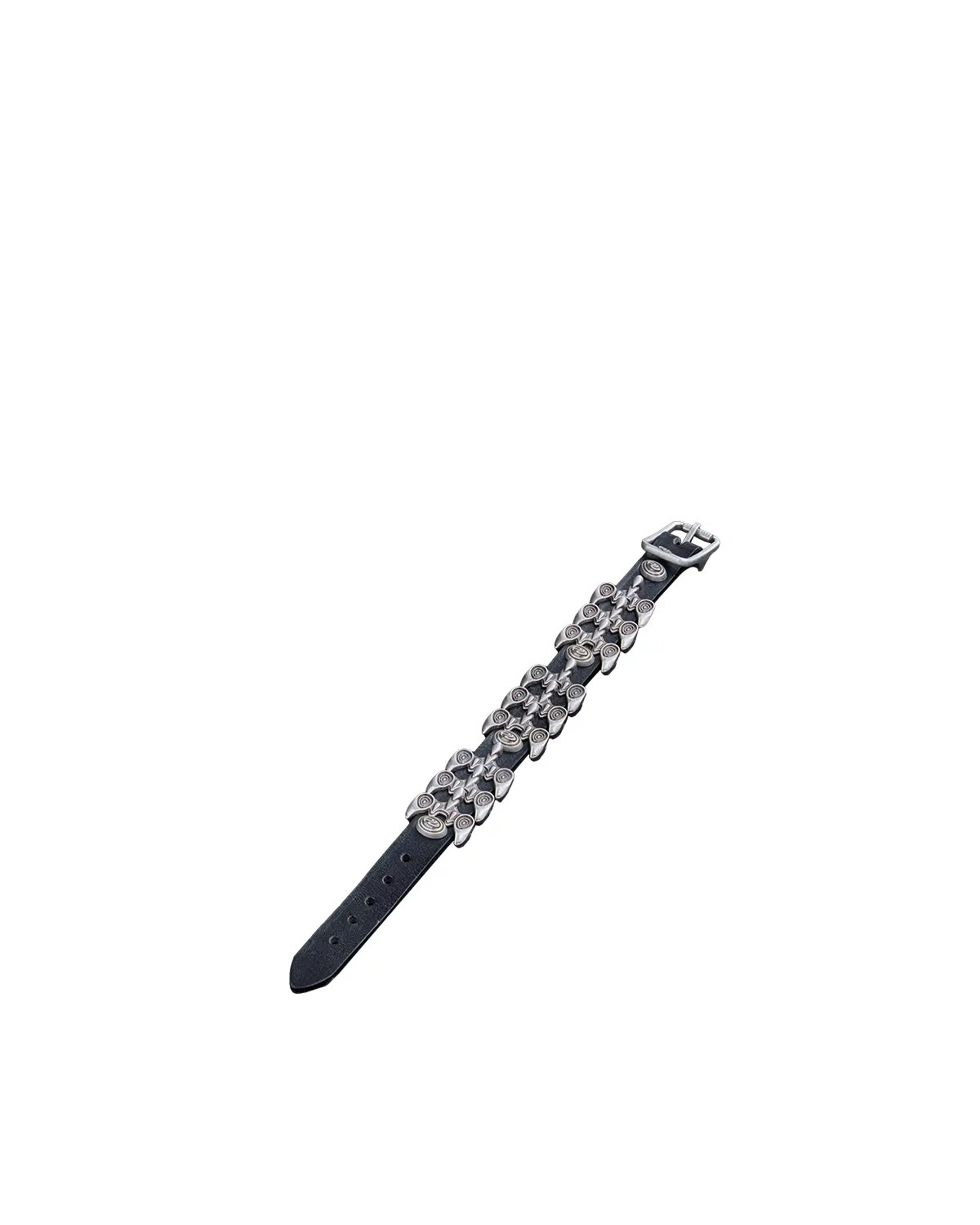 Personsoul Top-Grain Cowhide Hardware Xuan Bird Bracelet Black - Image 2