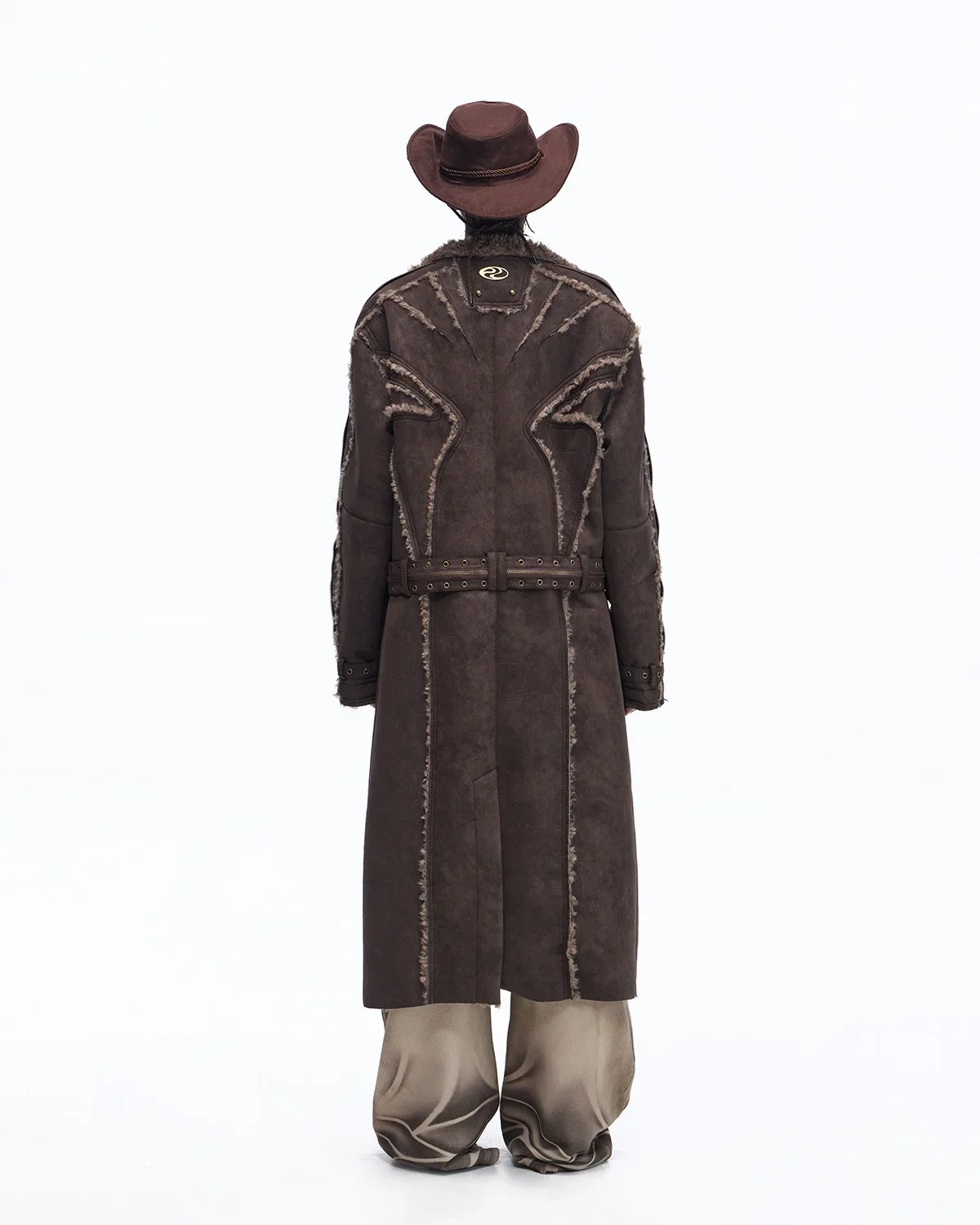 Personsoul Vintage Long Shearling Coat - Image 2