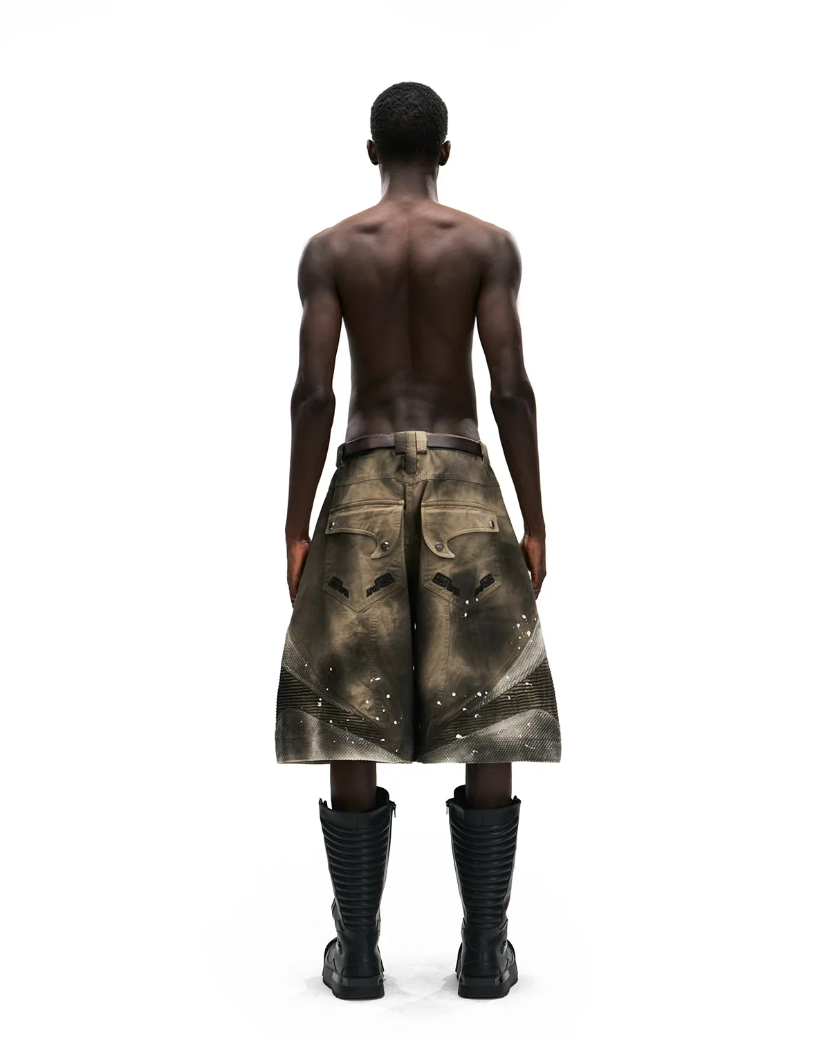 Personsoul Wavy Detachable Racing Denim Jeans - Image 19