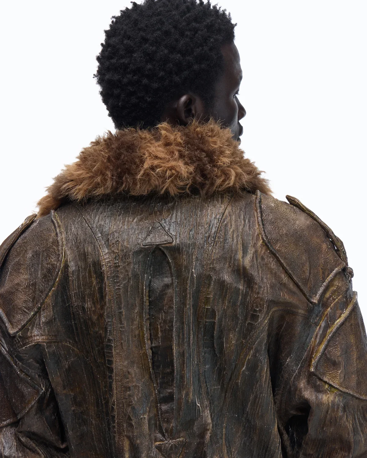 Personsoul Waxed Vintage Detachable Fur Collar Jacket(Limited  100 pieces) - Image 6