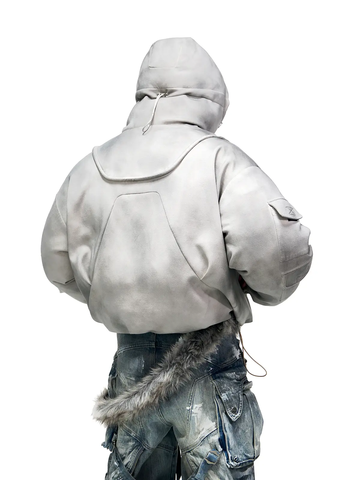 Personsoul Yuan Symbol Puffer Jacket - Image 3